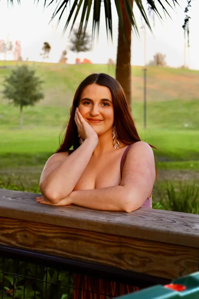 Relaxed formal portrait at Bonnet Springs Park, Lakeland — fine art photography by Cute Company Photography in Plant City & Tampa, FL