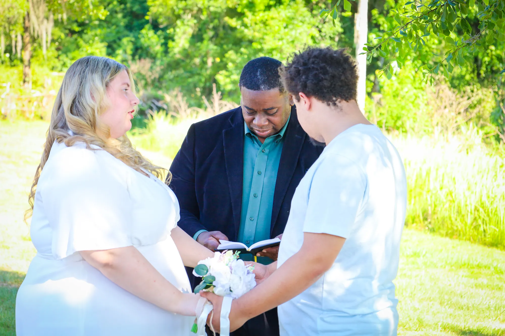 Plant City micro wedding ceremony — fine art photography by Cute Company Photography in Plant City & Tampa, FL